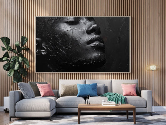 Tablou Canvas natura abstracta in tonuri monocrome elegante | The Print Studio