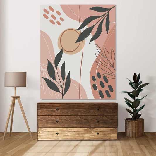 Tablou Canvas flori minimaliste pentru eleganta interioara | The Print Studio