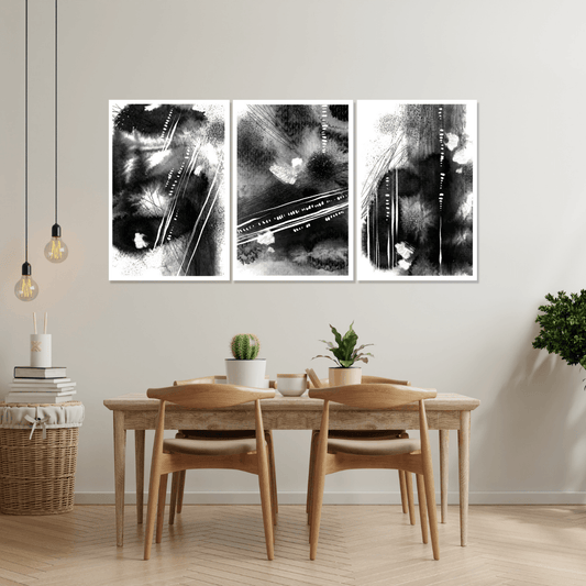 Tablou Canvas ecouri alb-negru melancolice | The Print Studio