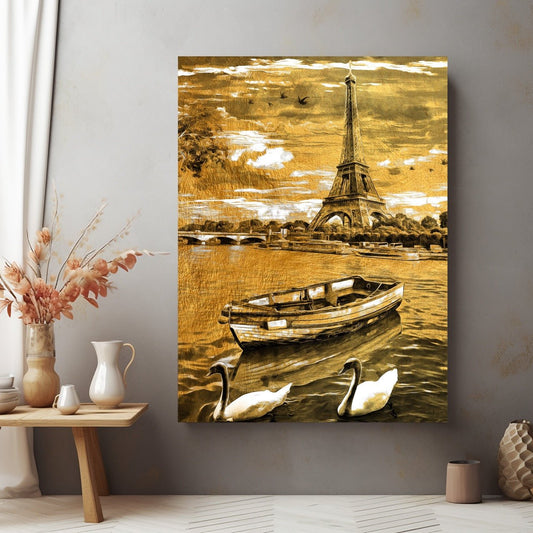 Tablou Canvas Paris aurit misterios si calmant | The Print Studio