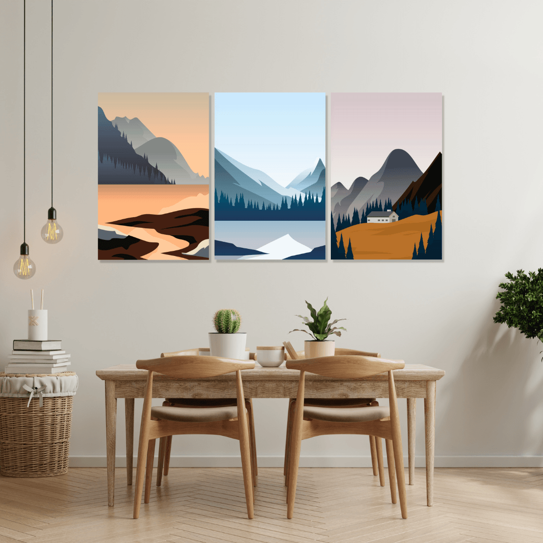 Tablou Canvas peisaj montan calm si revigorant | The Print Studio