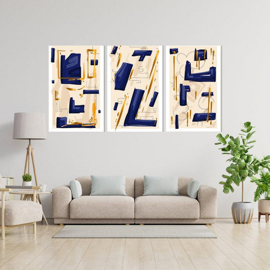Tablou Canvas forme geometrice abstracte moderne | The Print Studio