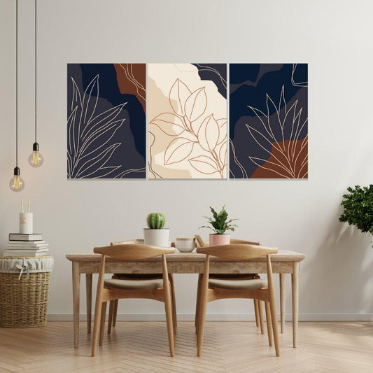 Tablou Canvas frunze linistite sub cer albastru | The Print Studio