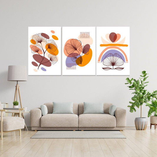 Tablou Canvas armonie naturala in culori florale vibrante | The Print Studio
