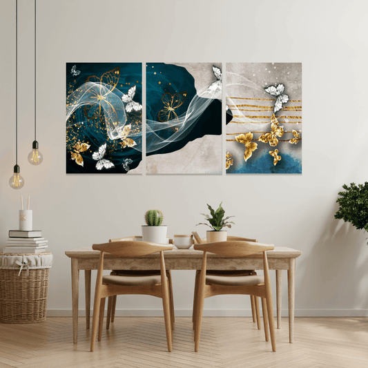Tablou Canvas fluturi dansand in apus vibrant | The Print Studio