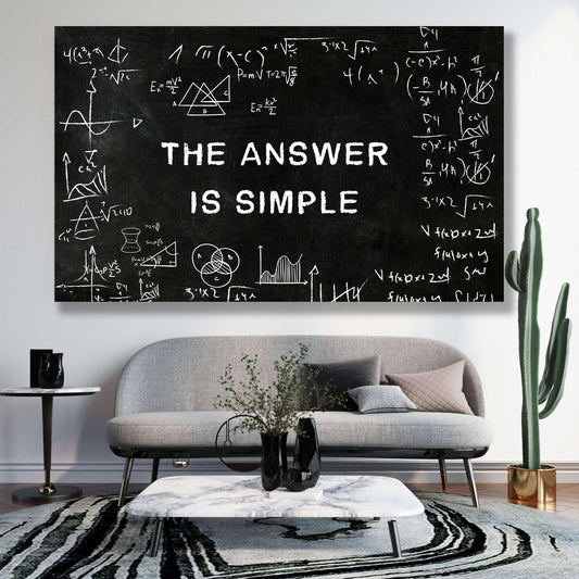 Tablou Canvas liniste in culori simple si elegante | The Print Studio