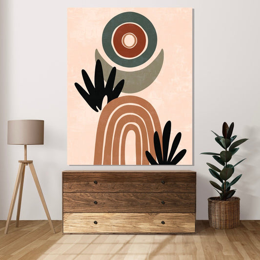 Tablou Canvas forme geometrice abstracte in echilibru | The Print Studio