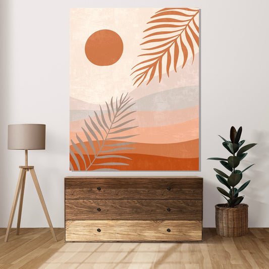 Tablou Canvas pastel calm apus elegant | The Print Studio