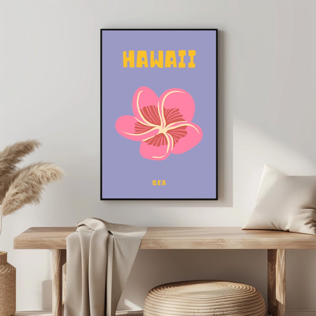 Tablou Canvas floare tropicala exotica Hawaii modern | The Print Studio