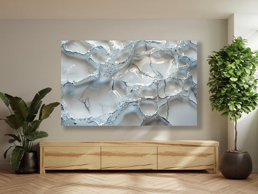 Tablou Canvas textura efervescenta sub lumina blanda | The Print Studio