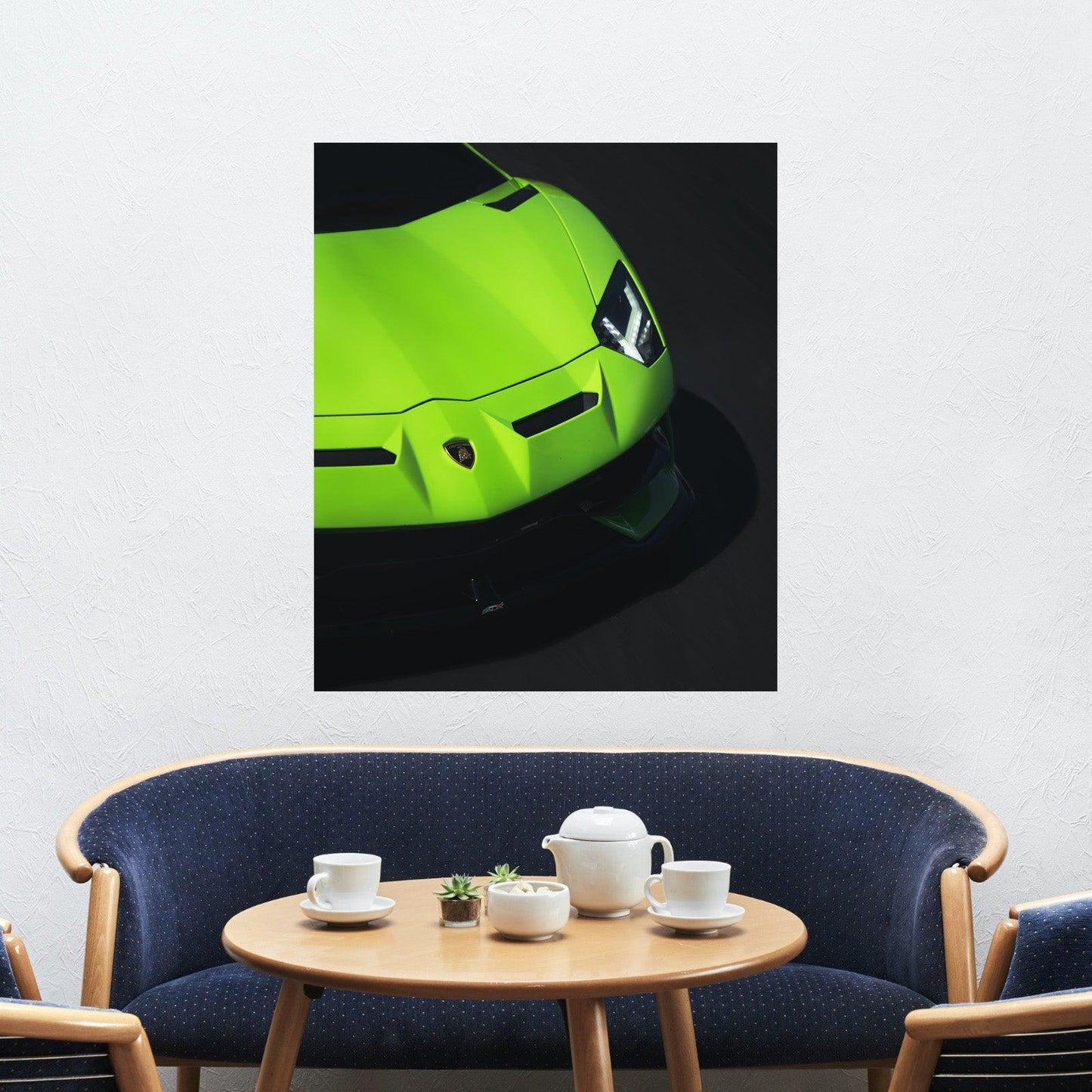 Tablou Canvas supercar Lamborghini verde elegant | The Print Studio