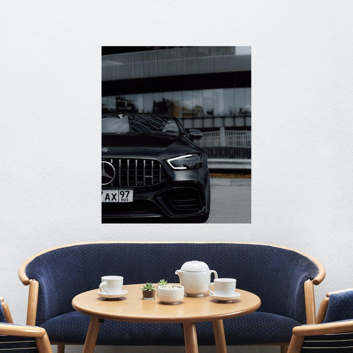Tablou Canvas eleganta interior Mercedes Benz AMG | The Print Studio