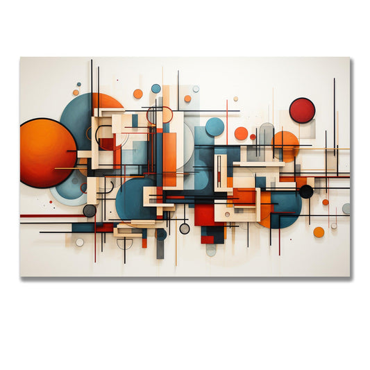 Tablou Canvas modele geometrice abstracte pline de culoare | The Print Studio
