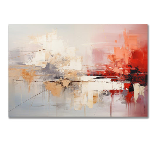Tablou Canvas peisaj abstract in nuante vibrante captivante | The Print Studio
