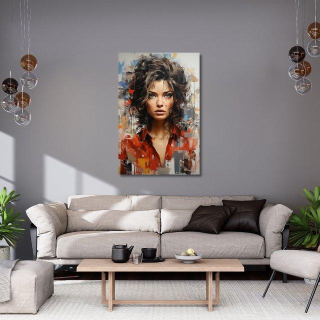 Tablou Canvas imagine delicata pictura portret Chloe | The Print Studio