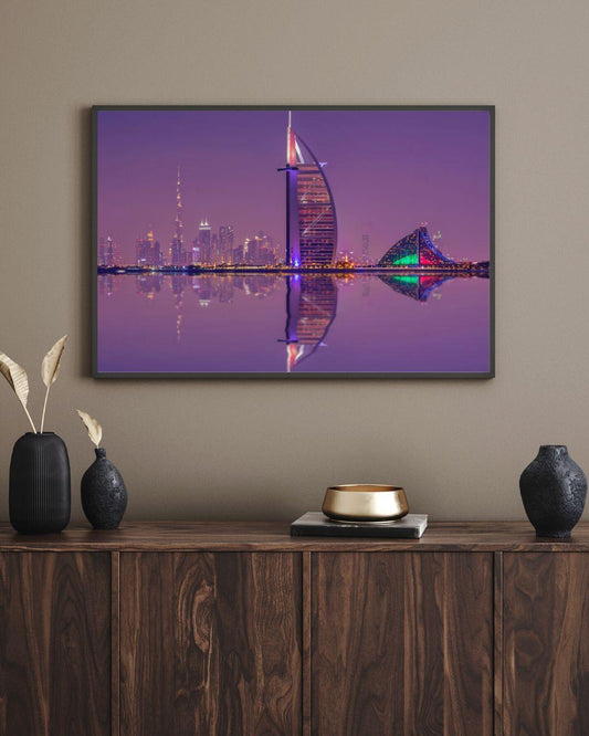 Burj al Arab Tablou Canvas - The Print Studio