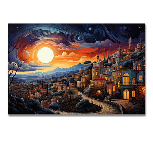 Tablou Canvas apus antic plin de nostalgie | The Print Studio
