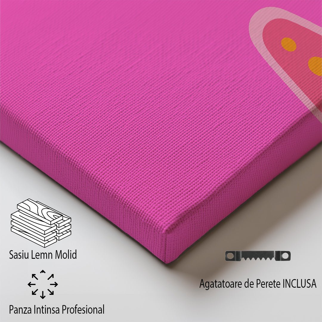 Tablou Canvas stea marina roz stil minimalist | The Print Studio