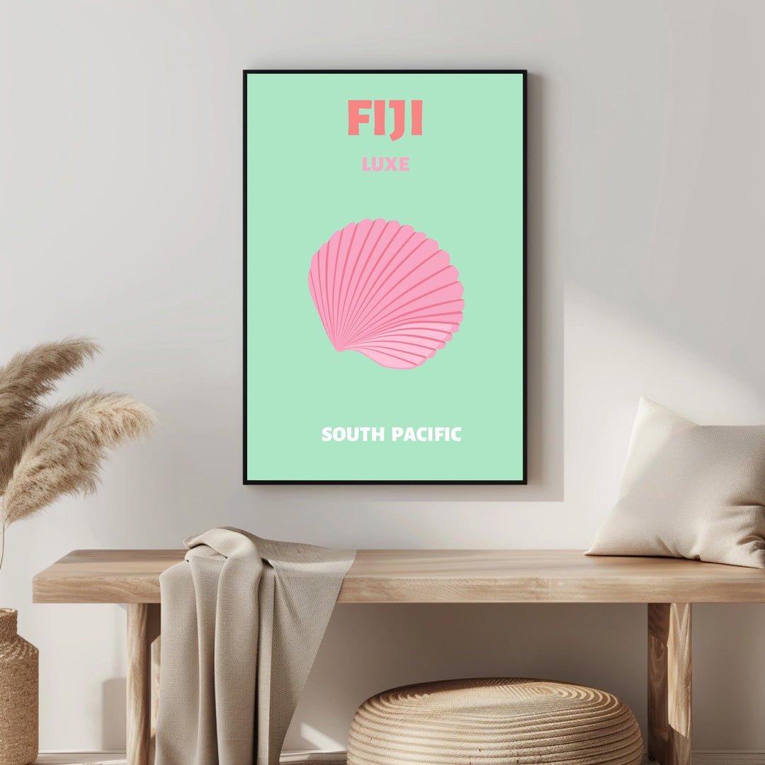 Tablou Canvas scoica Fiji pastel in stil modern | The Print Studio
