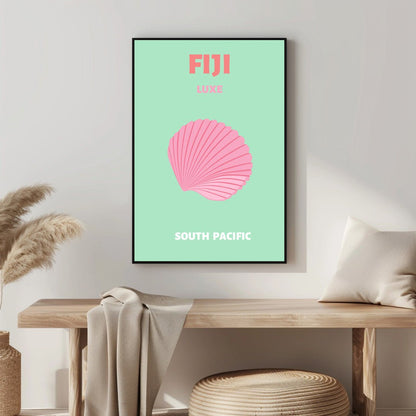Tablou Canvas scoica Fiji pastel in stil modern | The Print Studio
