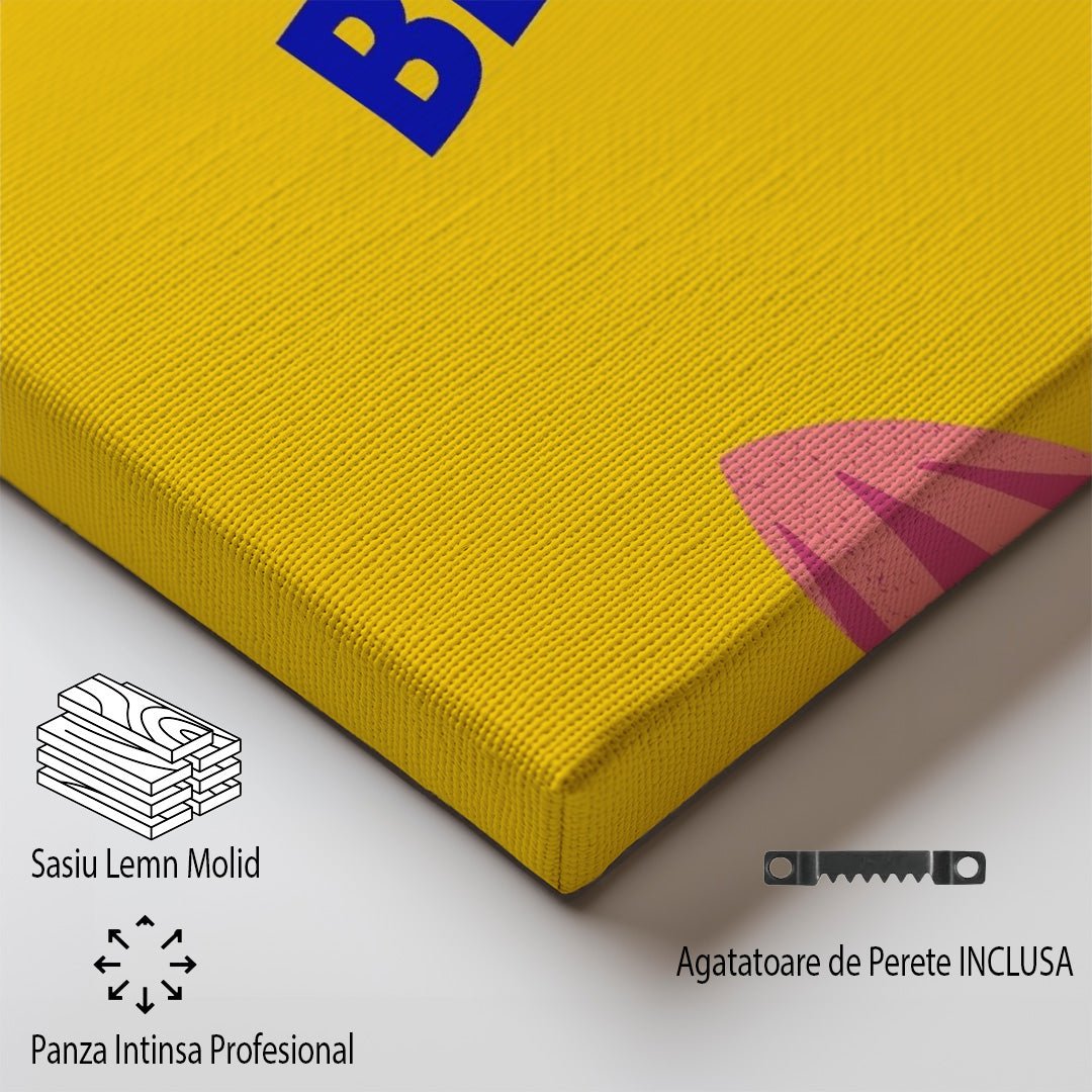 Tablou Canvas plaja Bondi relaxanta cu surferi colorata modern | The Print Studio