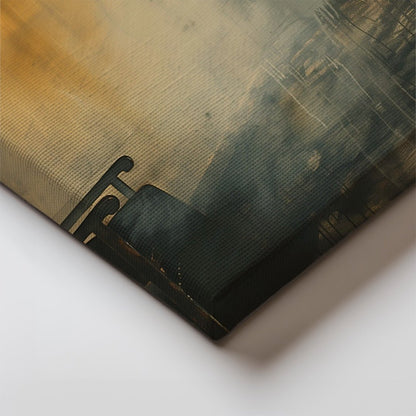 Tablou Canvas silueta visatoare si reflexii misterioase abstracte | The Print Studio