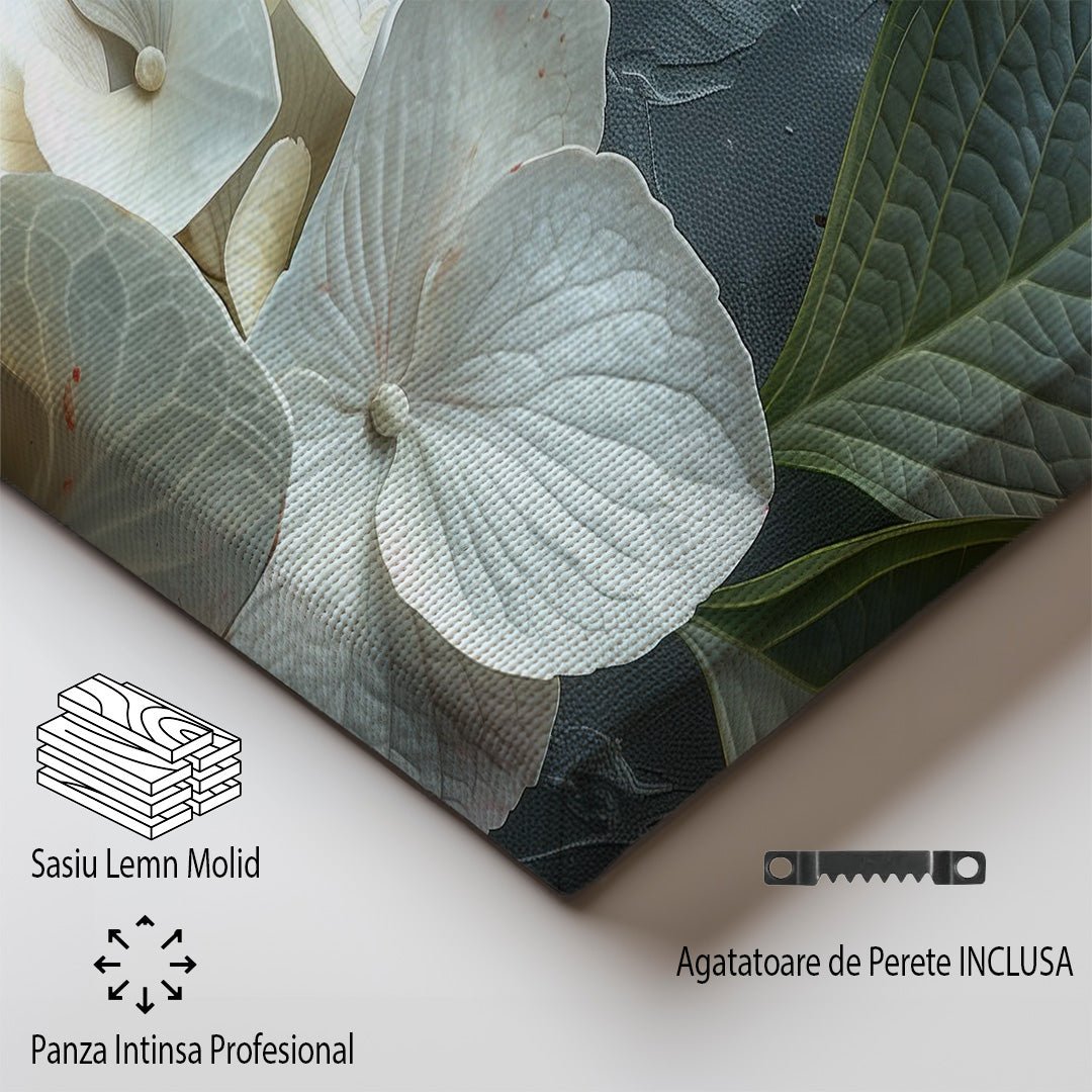 Tablou Canvas hortensie eleganta in detaliu realist | The Print Studio