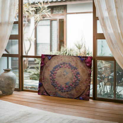 Tablou Canvas florile roz delicate in stil pastel artistic | The Print Studio