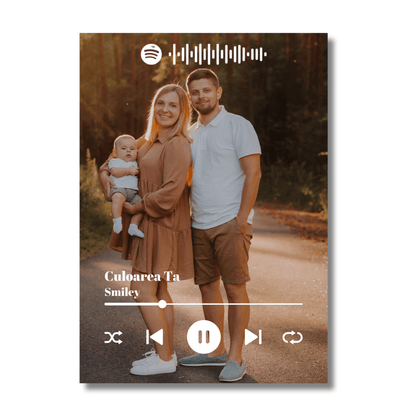 Tablou Personalizat Spotify cu Melodie