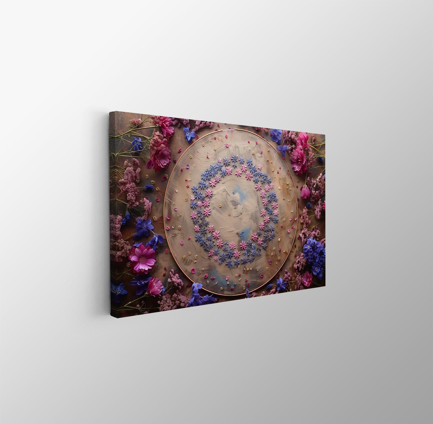 Tablou Canvas florile roz delicate in stil pastel artistic | The Print Studio