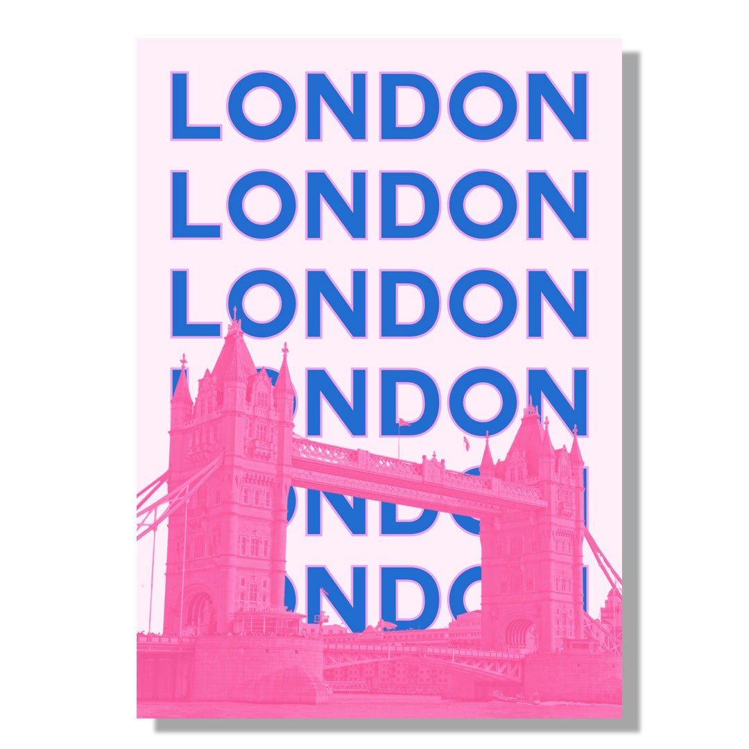 Tablou Canvas Londra pod urban stil pop-art vibrant | The Print Studio