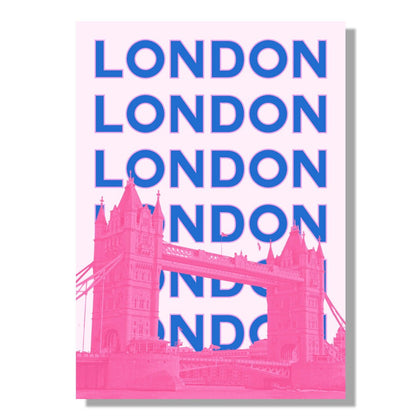 Tablou Canvas Londra pod urban stil pop-art vibrant | The Print Studio