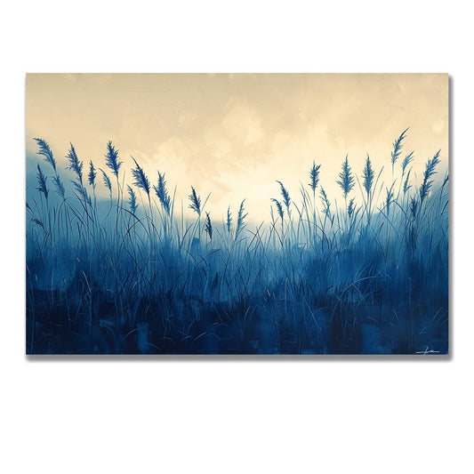 Tablou Canvas iarba in bataia luminii diminetii stil abstract | The Print Studio