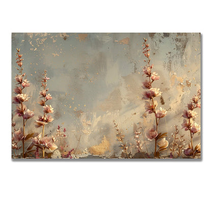 Tablou Canvas flori pastel delicate pe fundal natural realist | The Print Studio