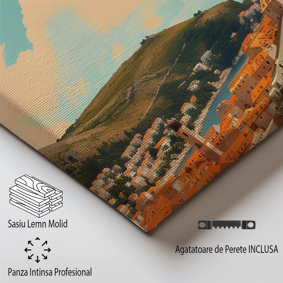 Tablou Canvas Print Dubrovnik mare imagine istorica stil vibrant