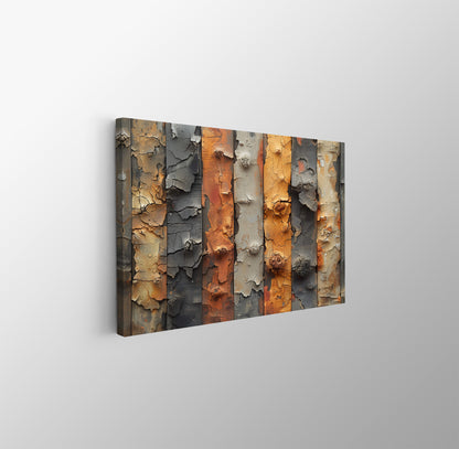 Tablou Canvas Metal Ruginit in Stil Abstract | The Print Studio