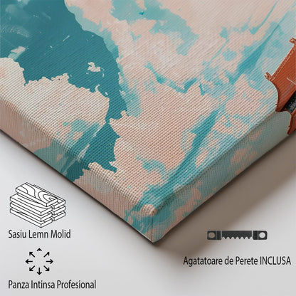 Tablou Canvas Print Beijing cer senin autostrada, stil retro vibrant