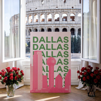 Tablou Canvas zgaraie-nori in culori indraznete stil pop-art | The Print Studio