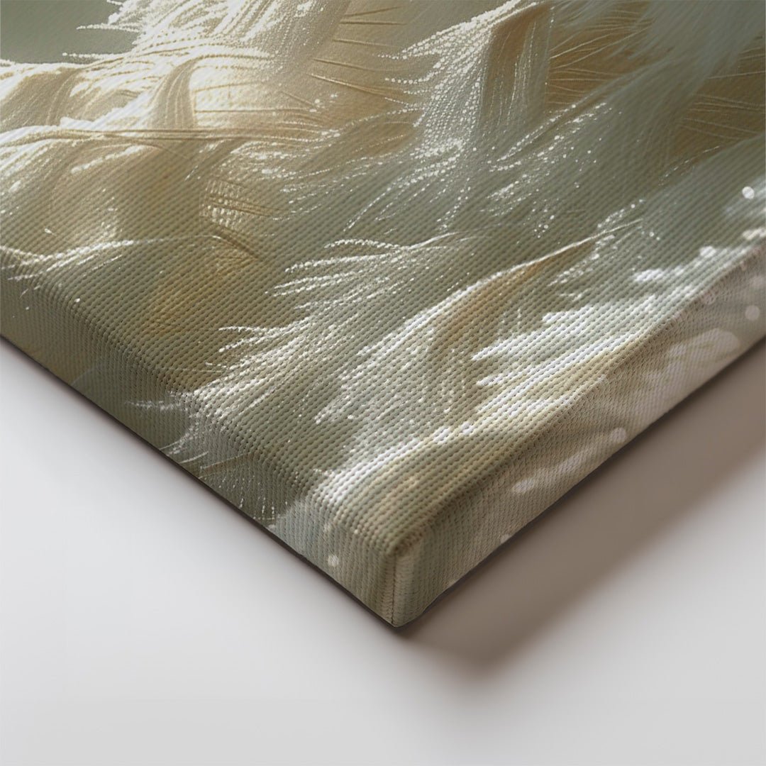 Tablou Canvas pene delicate sub lumina blanda | The Print Studio