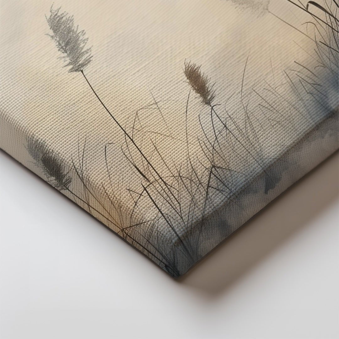 Tablou Canvas ierburi dansand in vant sub cer senin | The Print Studio