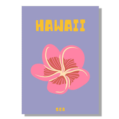 Tablou Canvas floare tropicala exotica Hawaii modern | The Print Studio