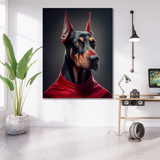 Tablou Canvas Nobletea Dobermanului