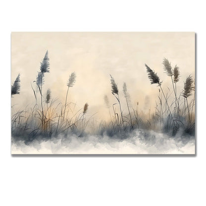 Tablou Canvas ierburi dansand in vant sub cer senin | The Print Studio