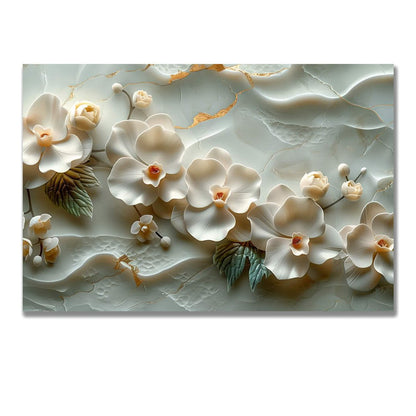 Tablou Canvas flori de orhidee delicate realistice | The Print Studio