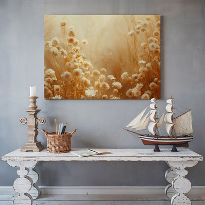 Tablou Canvas flori de camp in nuante pastelate romantice | The Print Studio