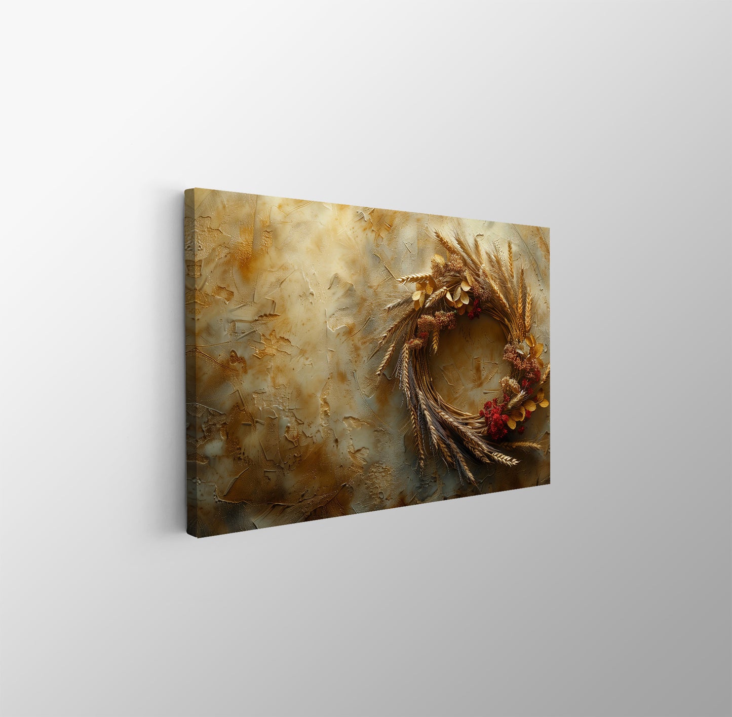 Tablou Canvas coronita toamnei in tonuri rustice si delicate | The Print Studio