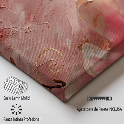 Tablou Canvas floare magnolie roz in nuante pastelate delicate | The Print Studio