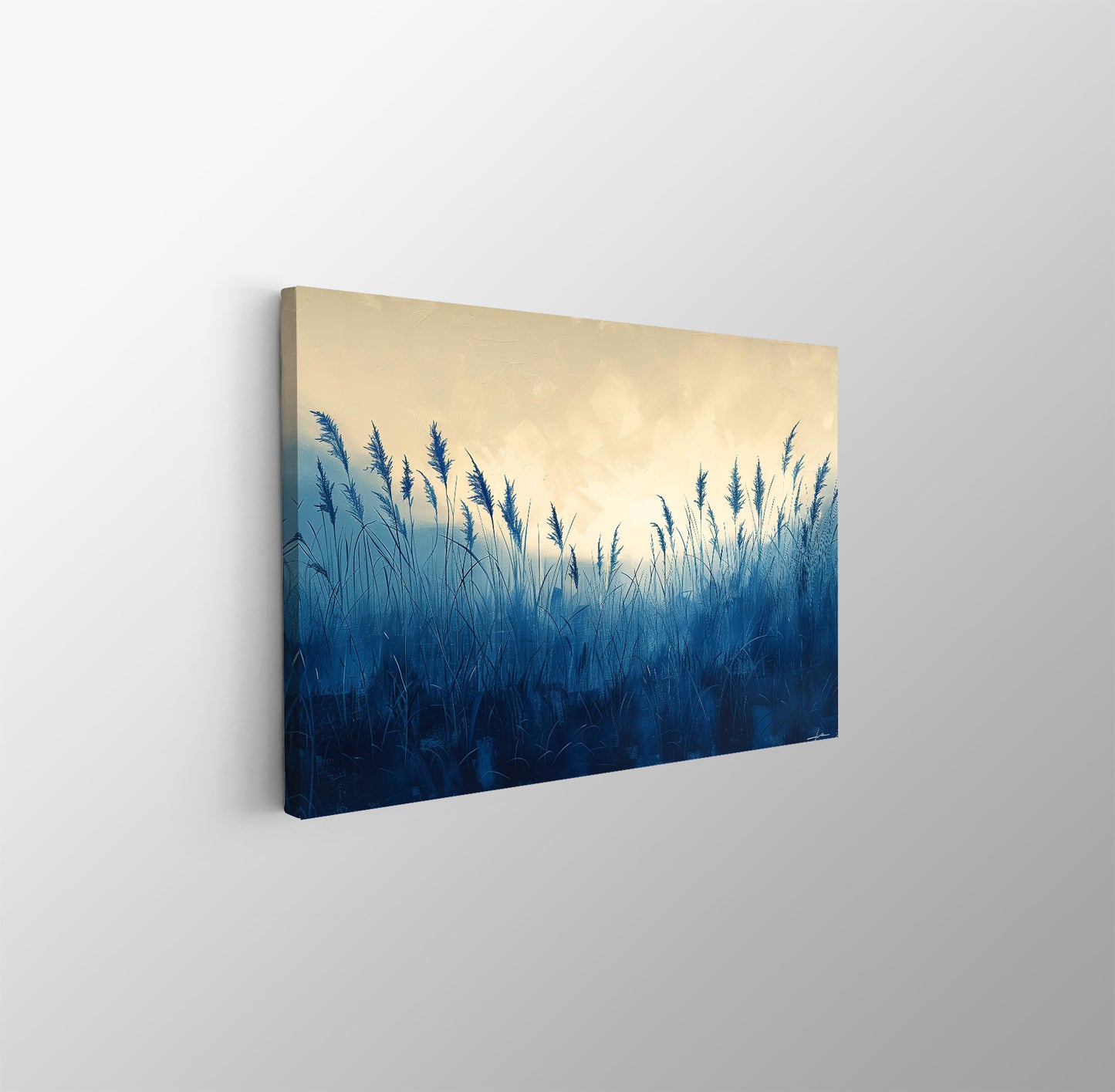 Tablou Canvas iarba in bataia luminii diminetii stil abstract | The Print Studio