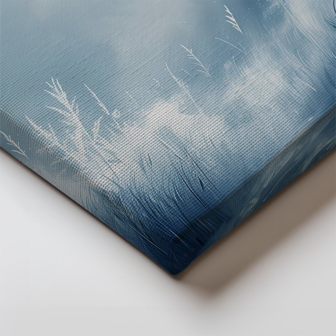 Tablou Canvas peisaj mistic iarba albastra si ape fermecatoare | The Print Studio