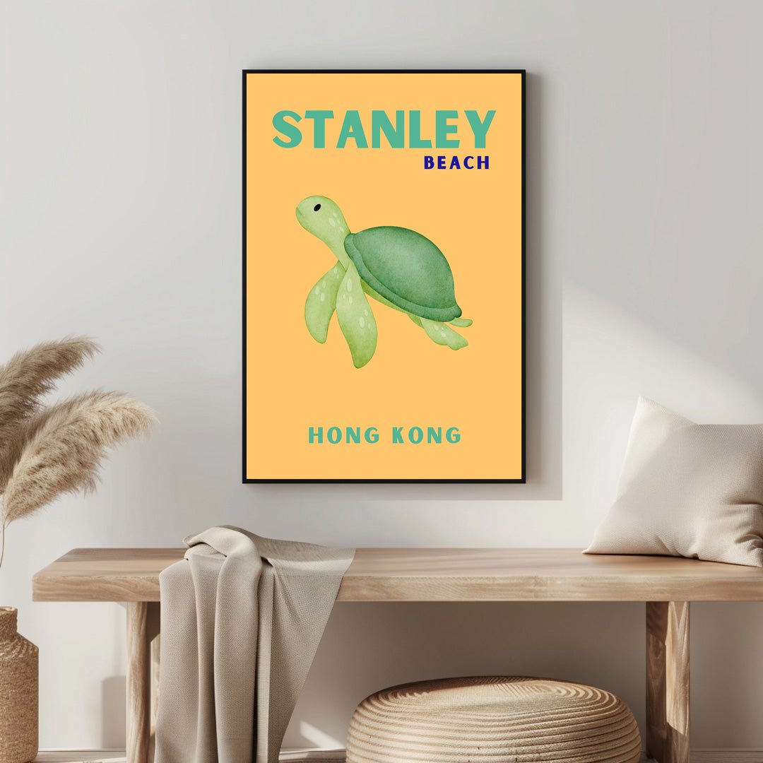 Tablou Canvas Print broasca testoasa visand, Hong Kong, stil minimalist